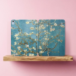 Almond blossoms iPad case Mini 6 10.9" Van Gogh m4 Pro 13 11 inch 9.7 Artistic cover a16 10.2 12.9 Tablet folio 2025 Air 5 A2602 unique 2th