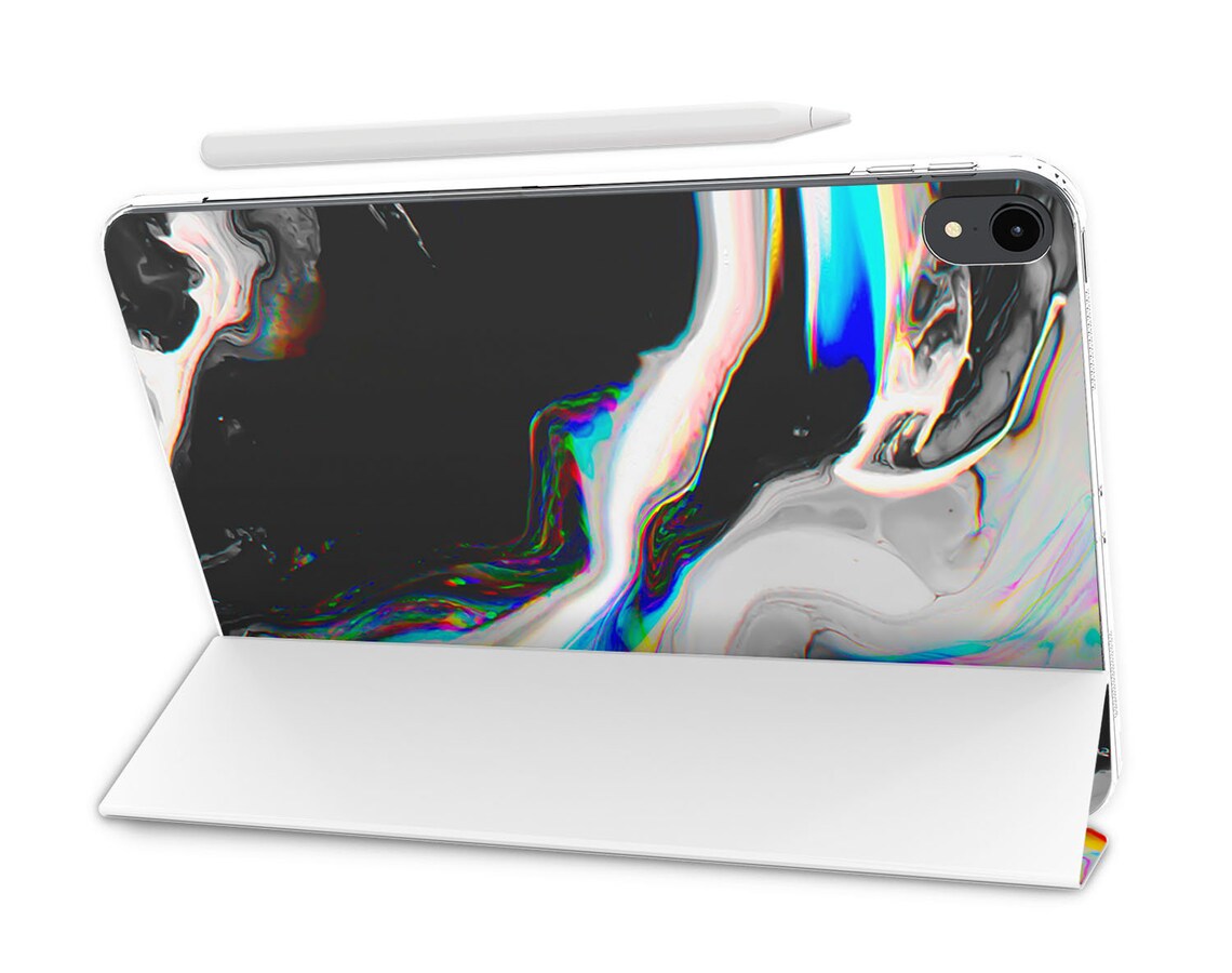 Glitch Art Ipad 11 Pro Ipad Cover Abstract Ipad Case 10.2 Inch Etsy