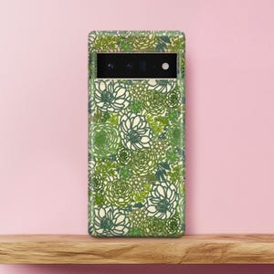 Succulents art Cover LG G6 Greenery plants Google Pixel 3 case Lg K10 Clear Case Pixel 4a XL Velvet V50 ThinQ 5G Pixel 3a XL Case Stylo 5 6