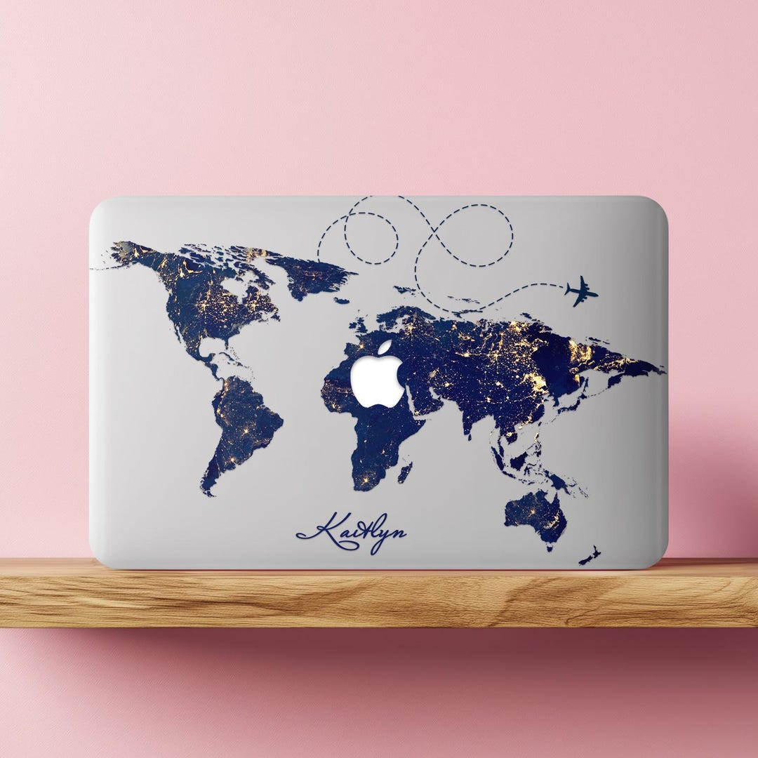 World Map MacBook Skin - Cover Completa Per Modelli MacBook Pro E - Foto 11