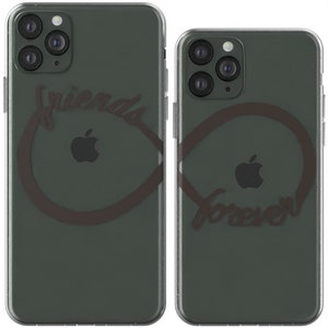 Friends Forever Infinity sign Xr couple case iPhone Xs Max case iPhone 11 Pro cover Matching iPhone case Cute iPhone case 8 phone X 12 Mini image 8