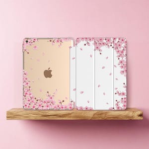 Cherry blossoms iPad Mini 5 case romantic 11 inch smart cover 10.9 Air m5 m4 2024 13" clear design Pro 12.9 10th 9th gen 6 2021 10.2 A16 m3