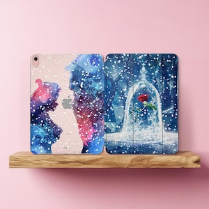 Magical red rose Mini iPad 5 case Fairytale design 2022 Pro 11 m1 m2 10.2 9.7 10.9 inch flip cover Air 4 2025 13 in 12.9 A2379 6 7th 8th gen