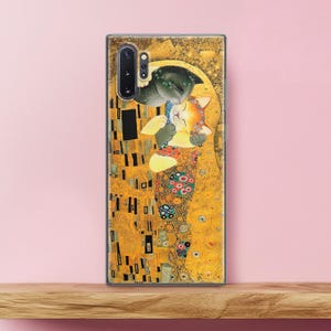 The Cat Kiss case for Samsung A32 Gustav Klimt S24 S23 fe S9 case Note 10 Plus 5G 20 S20 Ultra A90 phone cover Galaxy S10 case S10e A80 A71