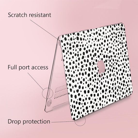 Polka dot macbook pro case sale