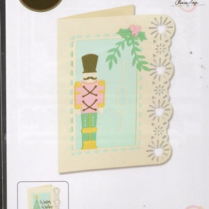 Sizzix Thinlits Nutcracker Card Base, Set of 14 Dies, Designed by Olivia Rose NIP