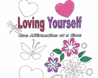 Amarte a ti mismo: Una afirmación a la vez Libro para colorear