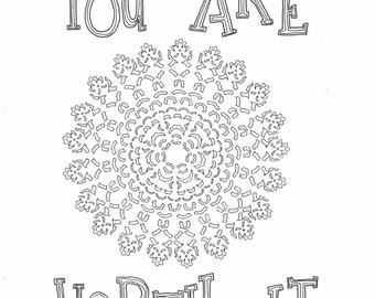 Lo vales para colorear