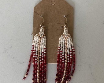 Flequillo rojo ombré