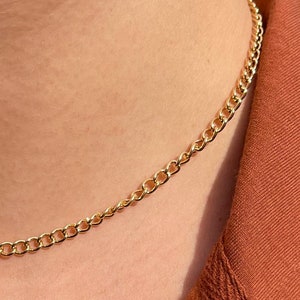 Original Chain Necklace, Simple Small Normal Dainty Layering Chain, Minimalist Everyday Jewelry