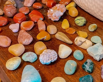 Tumbled & Natural Crystals Bulk Lot, You Choose Your Own Set, Birthday Present