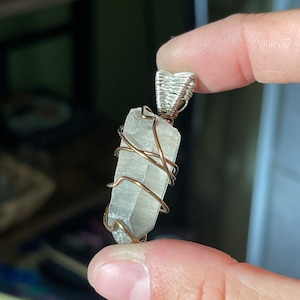 Smoky Quartz Crystal Point Necklace, Natural Crystal Pendant, Smokey Quartz Jewelry Point Pendant, Necklace for Women