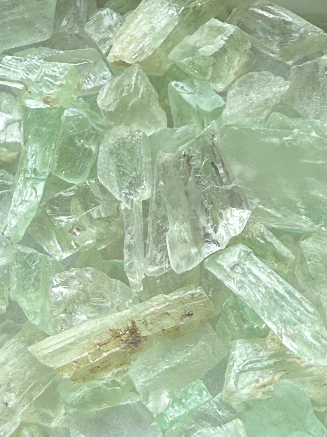 Natural Hiddenite Crystals, Rough Hiddenite Perfect for Wire Wrapping ...
