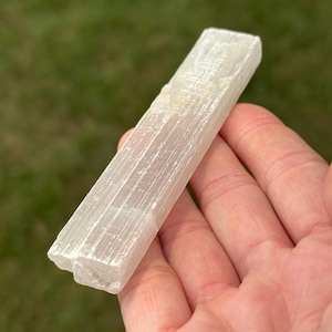 Rechteck Selenit Ladeplatte 21 cm Schutzstein, Heilstein