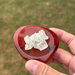Mini Red Carnelian Bowl, Genuine Carnelian Stone Display Bowl For Crystals, Healing Bowl Decoration, Crystal Carving