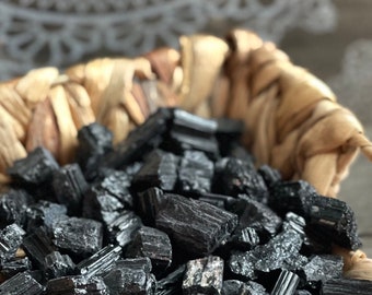 Natural Tourmaline by the Pound Raw Crystals, Raw Tourmaline Stones, Protection Emotional Healing Gems