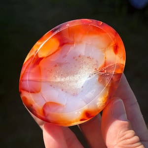 Carnelian Bowl, Genuine Carnelian Bowl For Crystals, Healing Bowl Decoration, Crystal Carving