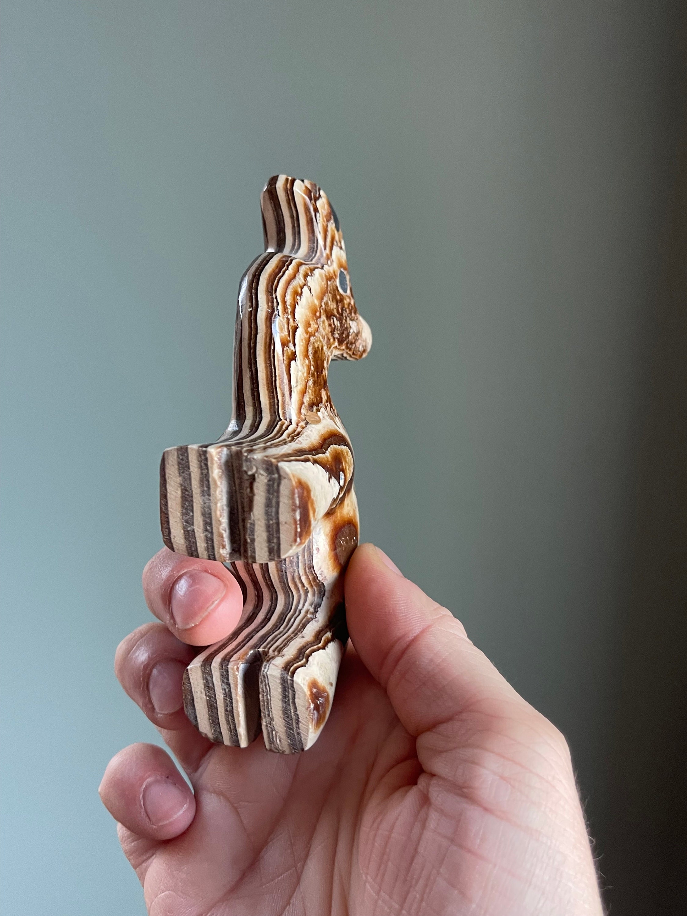 アラゴナイトクリスタルラクダ動物彫刻ギフト、象石、動物の置物