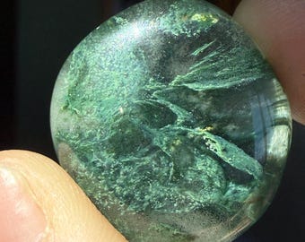 Moss Obsidian Agate Tumbled Gemstones