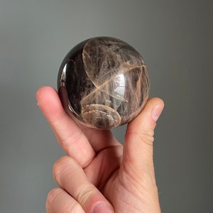 Moonstone Crystal Stone Sphere 2.5&quot; , Inner Balance Personal Growth Gemstone Ball