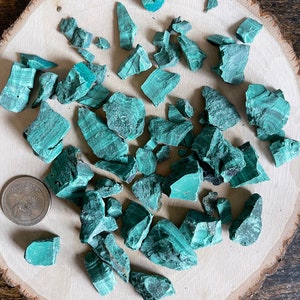 Raw Malachite, Natural Green Malachite, Wards Off Danger Crystal, Natural Gemstone Rough Minerals Metaphysical
