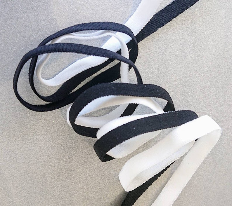 Lingerie Elastic 1/4 6mm BLK or WHT 10 Yards Etsy