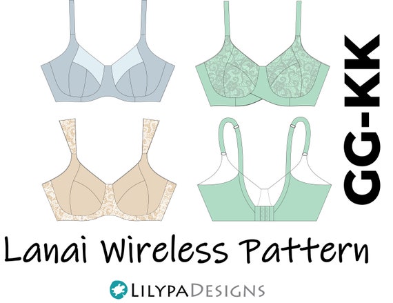 Lusamine Underwire Bra Pattern = A-DD — LilypaDesigns