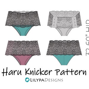 Haru Knicker Pattern - 32-60&quot; Hip