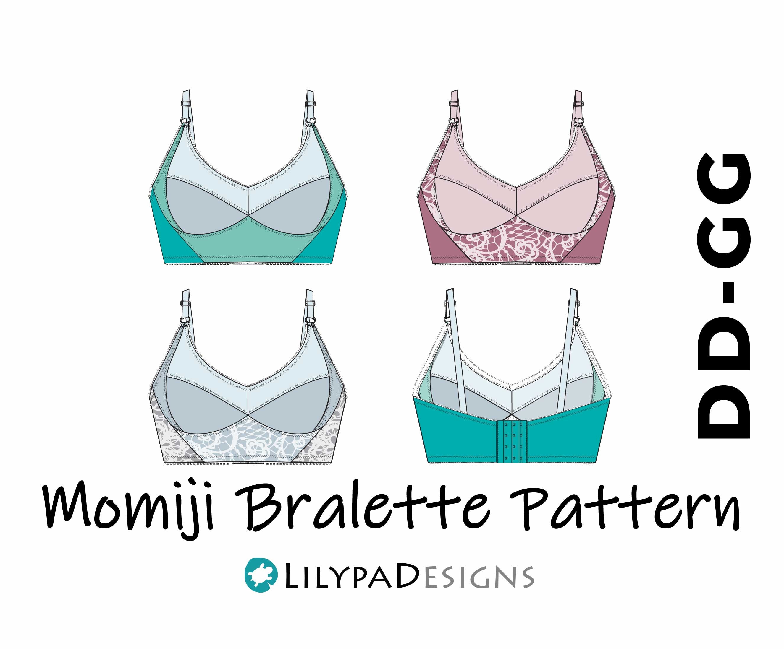 Momiji Bralette Pattern DD-GG -  Canada