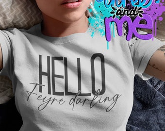 Hola camiseta inspirada en Feyre Darling; Camiseta temática de fantasía