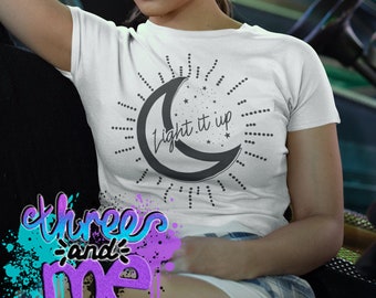 Camiseta inspirada en Light It Up; Camisa temática de fantasía