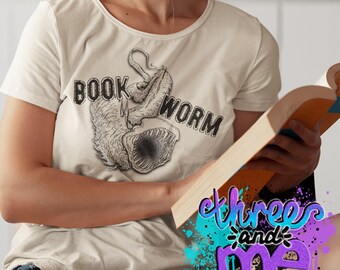 Camiseta inspirada en el gusano del libro; Camisa inspirada en Fantasy Wyrm; Camisetas unisex
