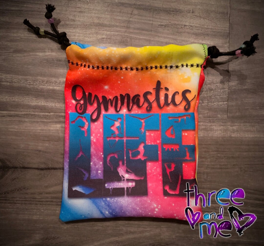 Gymnastics Grip Bag Small Drawstring Bags Custom Name Add On Etsy