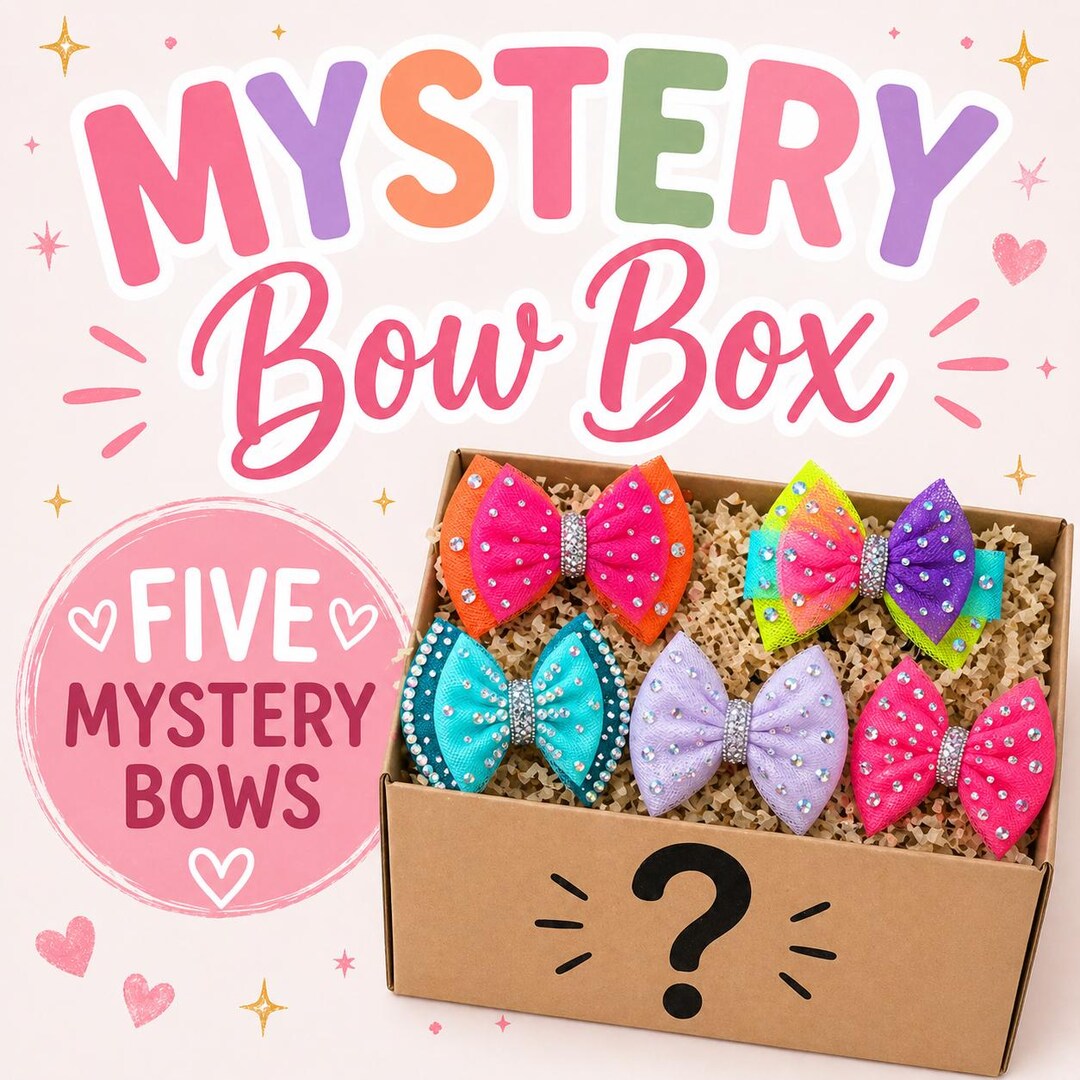 MYSTERY BOW BOX - Etsy