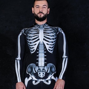 メンズスケルトンコスチューム、メンズハロウィンコスチューム、ハロウィンカップルコスチューム、メンズスケルトンボディスーツ、スケルトンスパンデックスコスチューム、デビルウォーキング