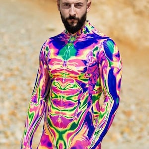 Tenues Burning Man, Déguisement Burning Man masculin, Déguisement de festival, Déguisement rave pour couple assorti, Tenues de rave, Body intégral festival