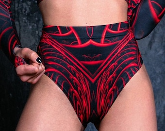 Red Booty Shorts, Pole Dance Shorts, Sexy Shorts for Women, Festival Cheeky Shorts, Short Womens Shorts, Festival Outfit, 2 Piece set