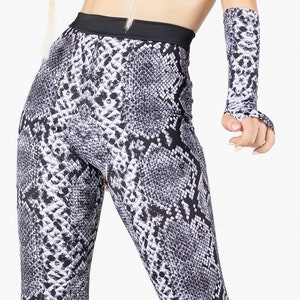 Snakeskin bell cheap bottom jeans