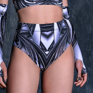 Black Liquid Booty Shorts for Women, Sexy High Waisted Shorts for Women, Spandex Rave Shorts, Cheeky Festival Shorts, Rave Outfits