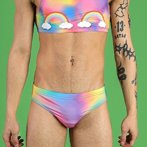 Gay slithery mens swimwear