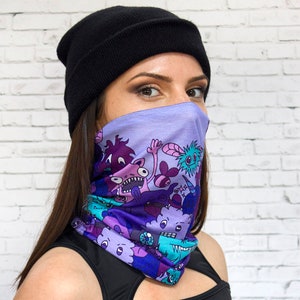 Purple Bandana, women bandana, head bandana for kids, handmade face mask, hygiene face mask, travel mask, dust face mask, balaclava mask