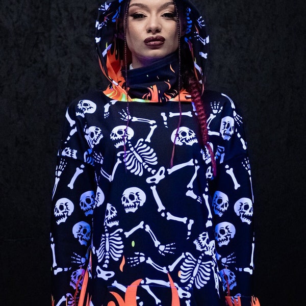 Flame Hoodie - Etsy