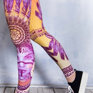 Festival leggings for Women, boho leggings, rave leggings, rave outfit, rave clothing, festival clothing, leggings yoga, indian clothing