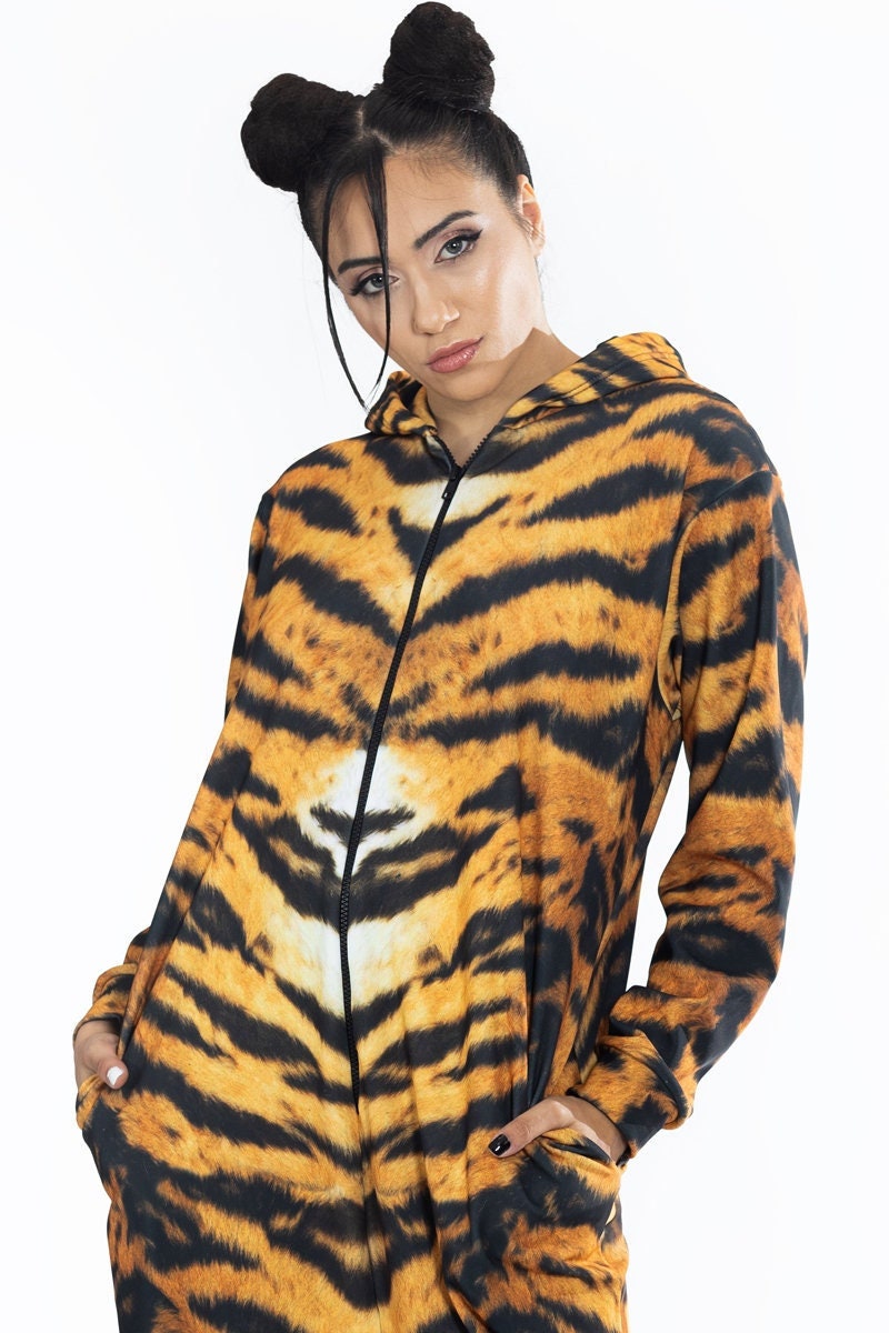 Tiger pajamas for adults hotsell