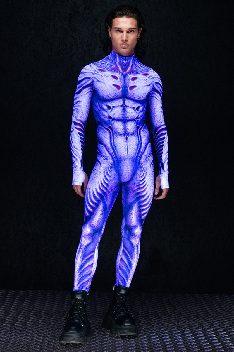 Alien Costume, Alien Halloween Costume, Sci-fi Halloween Costume Men ...