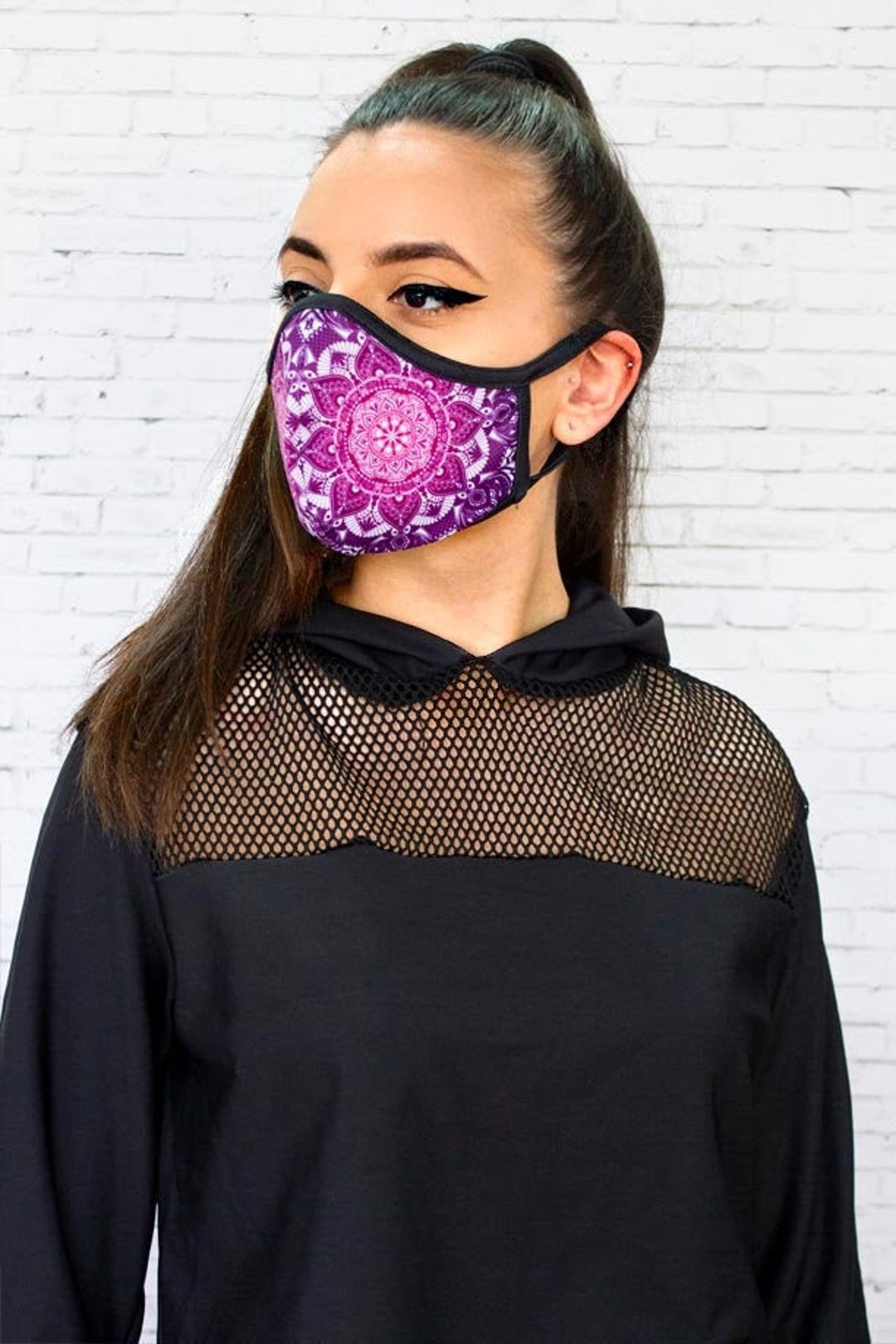 Pink Washable Mask Women Face Mask Shaped Face Mask Etsy