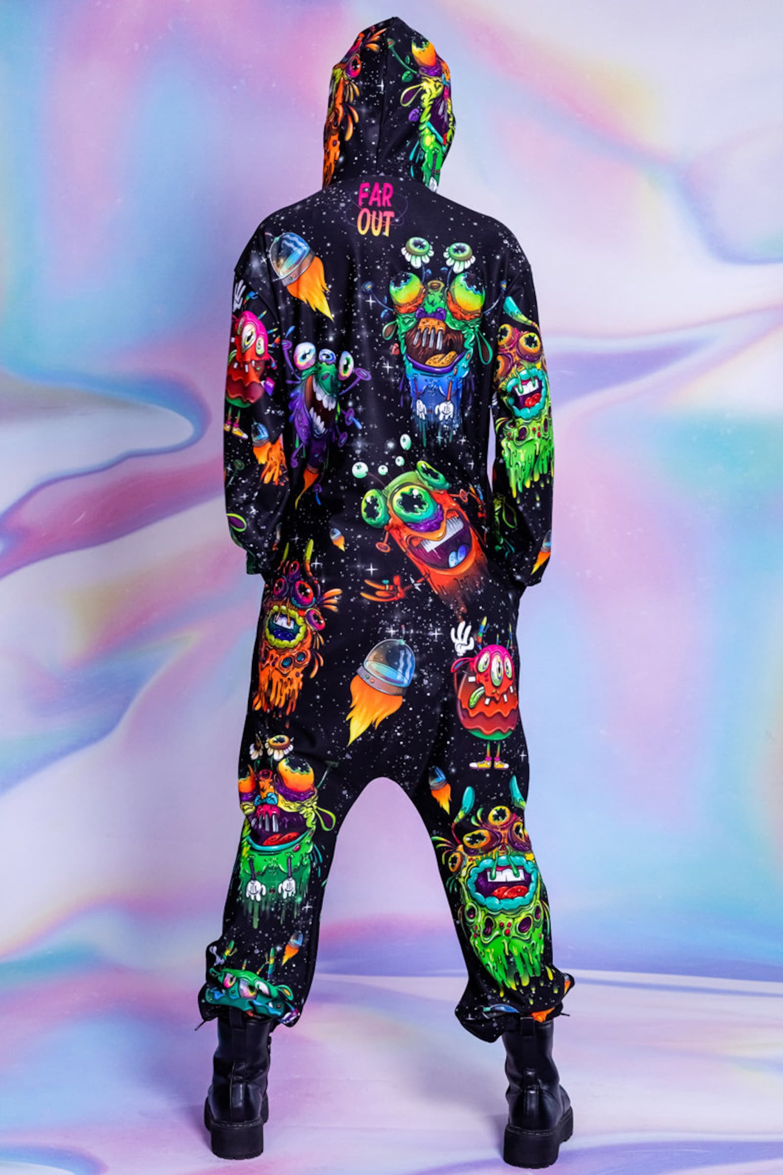 Galaxy Pajama With Aliens, Alien Adult Pajamas, Drippy Outfits ...