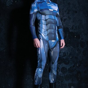 Robot Halloween Costume For Men Side View