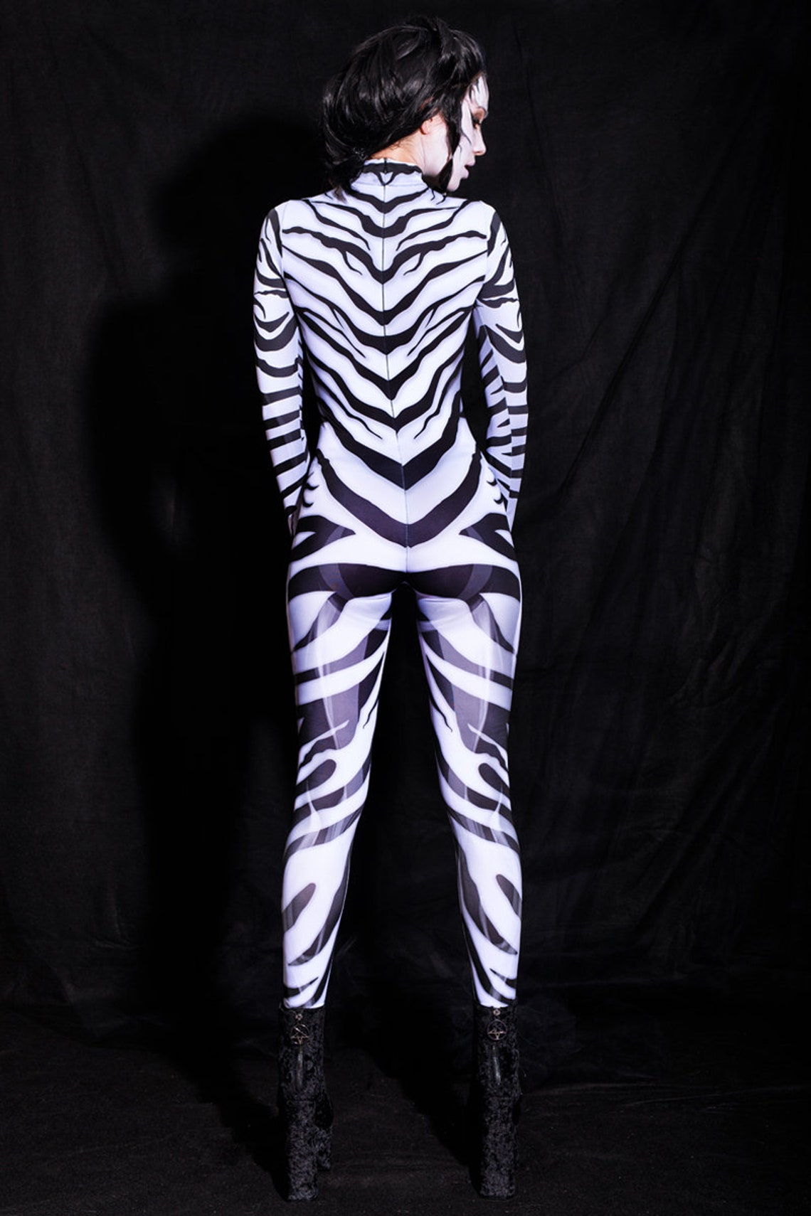 Adult Zebra Costume Halloween Costume Womens Plus Size Etsy