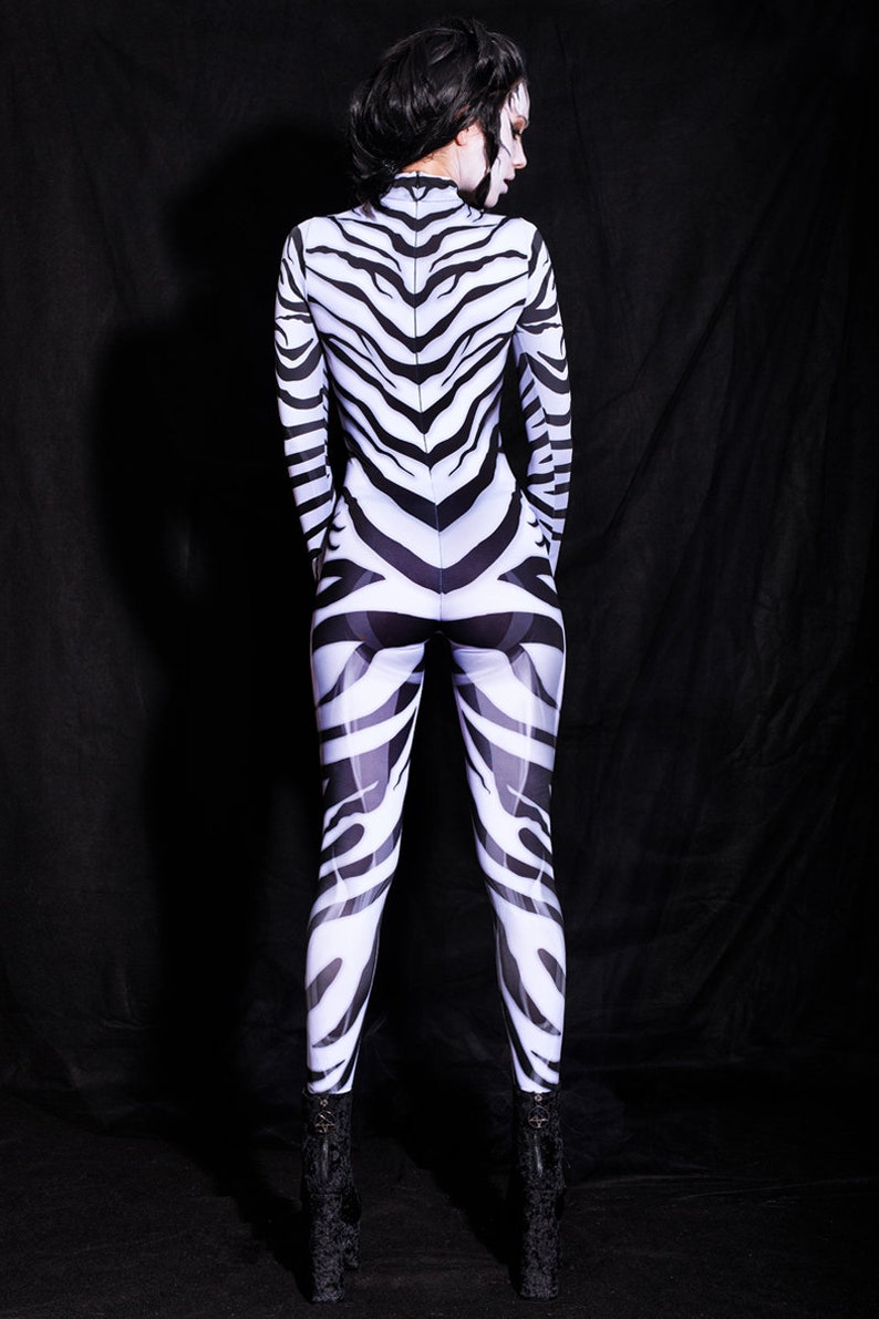 Zebra Costume Halloween Costume Womens plus size animal Etsy